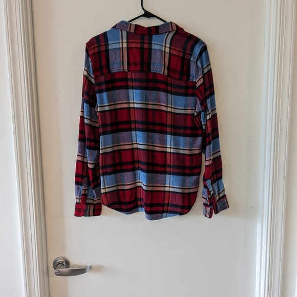 American Eagle super soft red and blue flannel - Picture 2 of 3